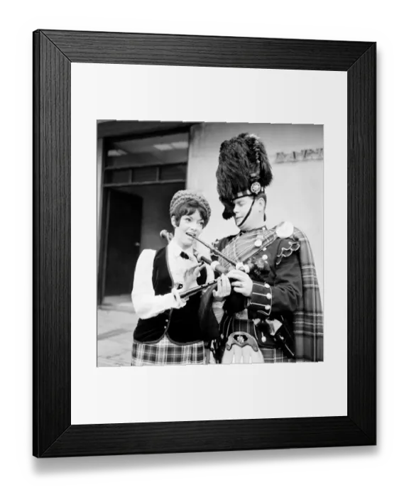 Framed Print : Margaret Savage who is making her debut as leading lady singer in