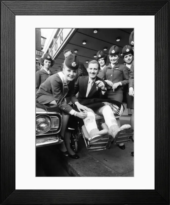Framed Print : BEAs Personality Girl, Heathrow Airport stewardess Heather Angus (21 Framed Print : BEAs Personality Girl, Heathrow Airport stewardess Heather Angus (21