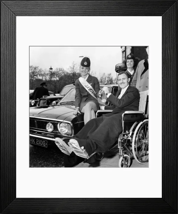 Framed Print : BEAs Personality Girl, Heathrow Airport stewardess Heather Angus (21 Framed Print : BEAs Personality Girl, Heathrow Airport stewardess Heather Angus (21