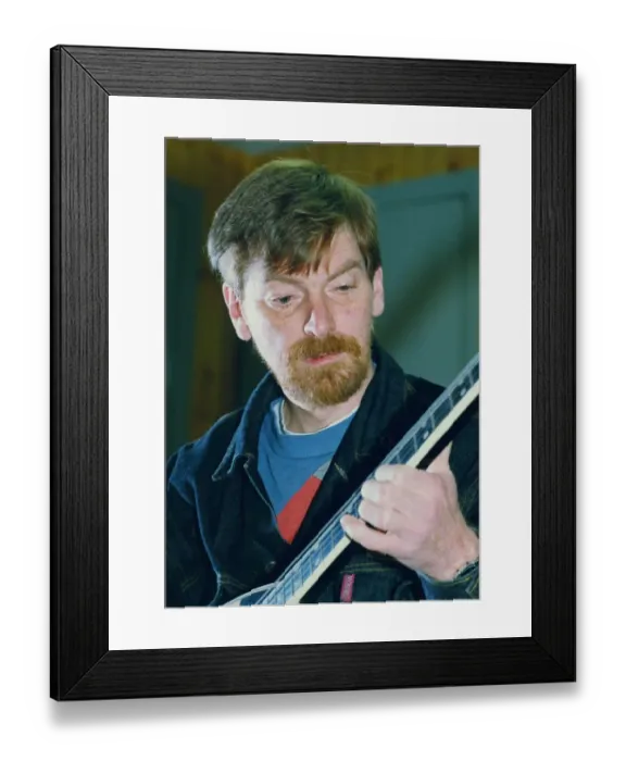 Framed Print : Lindisfarne rehearsing. 25 / 11 / 92. Si Cowe pictured Framed Print : Lindisfarne rehearsing. 25 / 11 / 92. Si Cowe pictured
