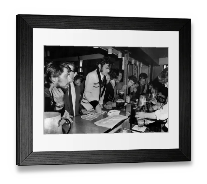 Framed Print : It was free beer all-round for the scores of Teddy Boys who invaded New Brighton Framed Print : It was free beer all-round for the scores of Teddy Boys who invaded New Brighton