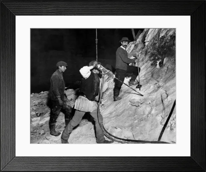 Framed Print : Salt mines of Romania: Having appearance of ice and snow 400 feet below surface at salt Framed Print : Salt mines of Romania: Having appearance of ice and snow 400 feet below surface at salt