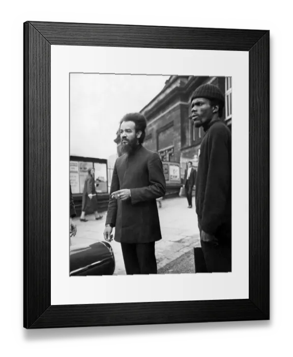 Framed Print : Michael Malik known as Michael X in the 1960s, he was the founder of the Black Power