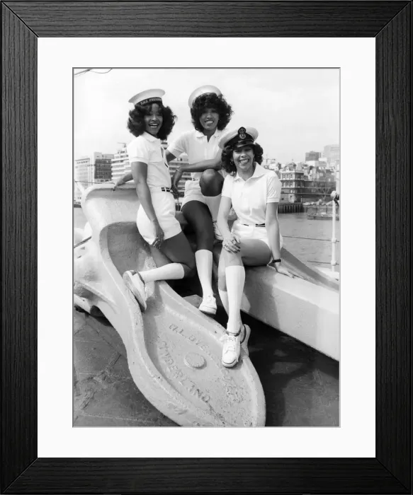 Framed Print : The Three Degrees'who will tpp the bill at a Mountbatten Gold Evening to Framed Print : The Three Degrees'who will tpp the bill at a Mountbatten Gold Evening to