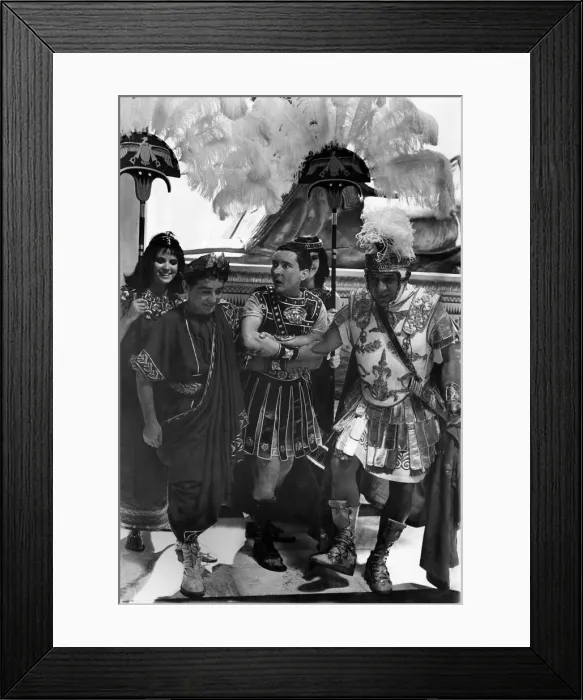 Framed Print : Carry on team filming at Pinewood. L / R. Keneth Connor, Kenneth Williams Framed Print : Carry on team filming at Pinewood. L / R. Keneth Connor, Kenneth Williams