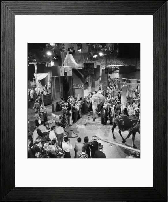 Framed Print : Arabian Nights'preview: An Arabian night at Wembley. A new T. V Framed Print : Arabian Nights'preview: An Arabian night at Wembley. A new T. V
