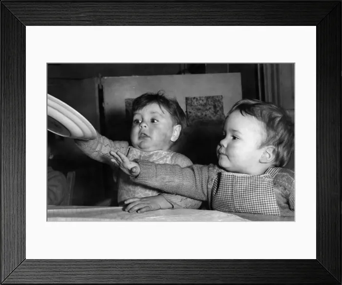 Framed Print : Children Nurseries. November 1954 P012142 Framed Print : Children Nurseries. November 1954 P012142