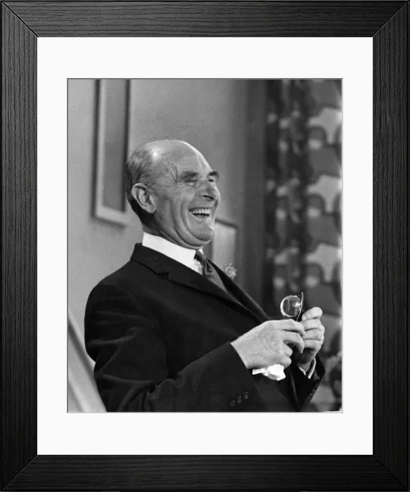 Framed Print : Sir Harry Pilkington who headed the Broadcasting commitee which consider the future of Framed Print : Sir Harry Pilkington who headed the Broadcasting commitee which consider the future of