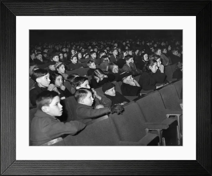 Framed Print : Childrens cinema clubs: A study in audience reaction at the Saturday morning Framed Print : Childrens cinema clubs: A study in audience reaction at the Saturday morning