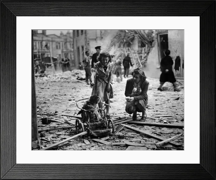 Framed Print : Sitting with a slight injury to its nose, this dog patiently awaits attention