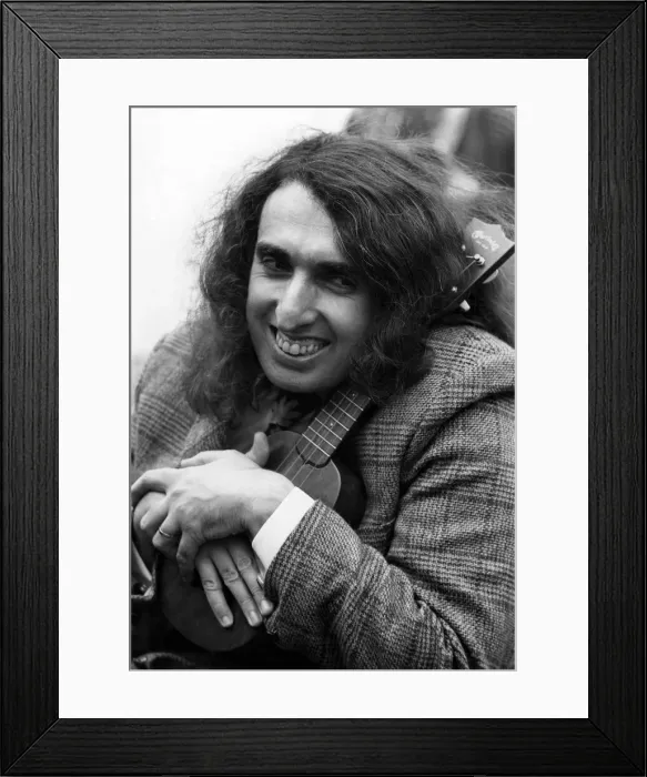 Framed Print : Tiny Tim (born Herbert Khaury) on the roof of the Playboy Club complete with ukelele Framed Print : Tiny Tim (born Herbert Khaury) on the roof of the Playboy Club complete with ukelele