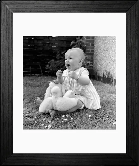 Framed Print : Competitor in the The 1960 daily Mirror Baby Competition. June 1960 M4404 Framed Print : Competitor in the The 1960 daily Mirror Baby Competition. June 1960 M4404