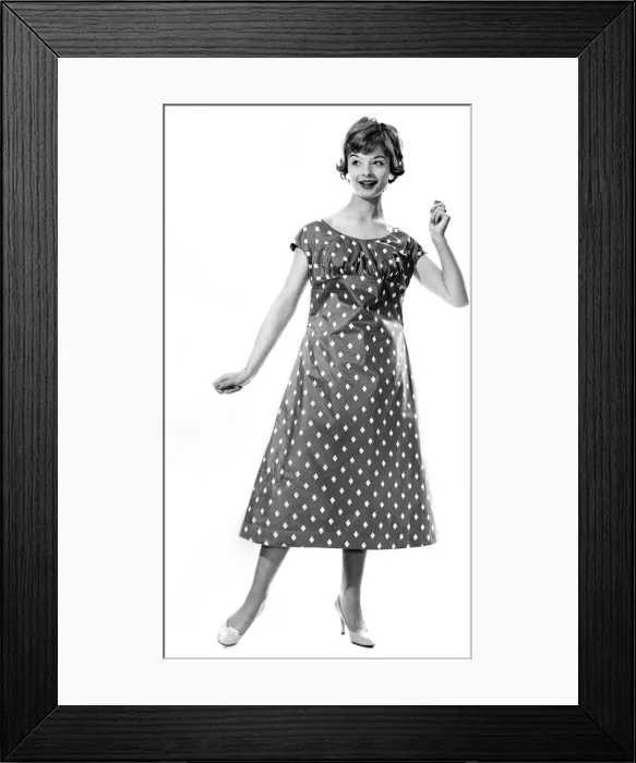 Framed Print : Reveille Dress Fashions. May 1958 P011123