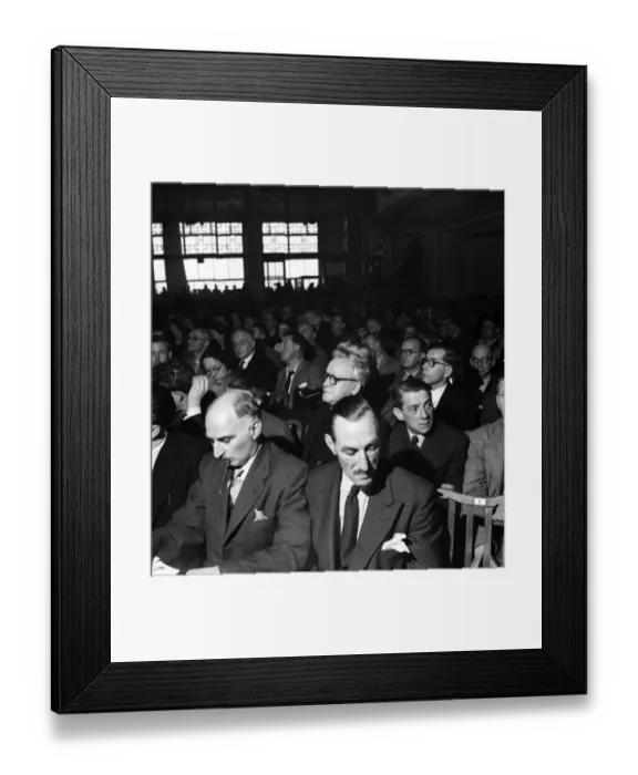 Framed Print : Labour Party Conference 1953: Herbert Morrison in conference hall