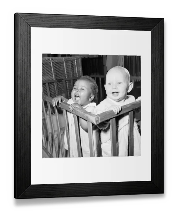 Framed Print : Children expressions at the London County Council day nursery at Cold Harbour Lane Framed Print : Children expressions at the London County Council day nursery at Cold Harbour Lane
