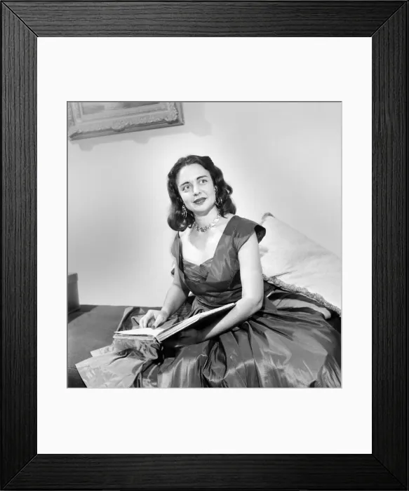 Framed Print : Nell Rankin an American mezzo-soprano opera singer. She was born in Montgomery Framed Print : Nell Rankin an American mezzo-soprano opera singer. She was born in Montgomery