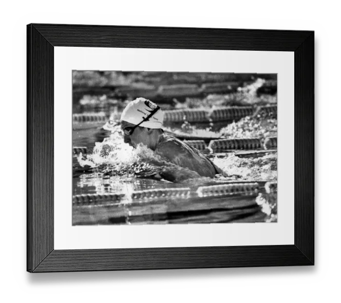 Framed Print : On the creast of wave! Cumbrias Margaret Kelly finds that extra burst of speed to