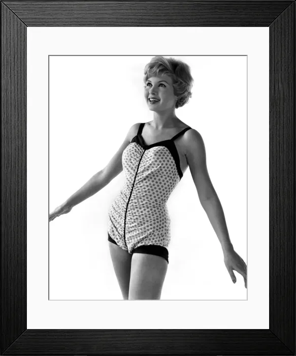 Framed Print : Reveille holiday fashions. July 1958 P011122 Framed Print : Reveille holiday fashions. July 1958 P011122