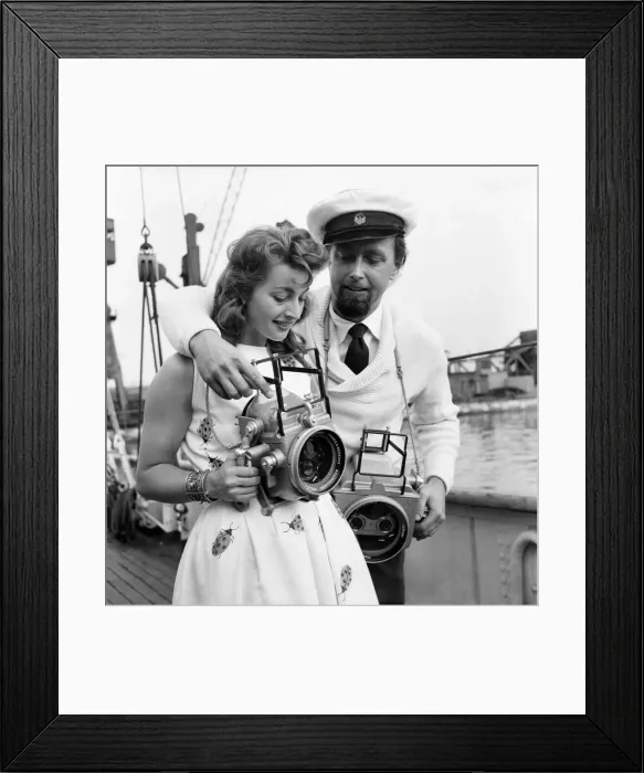 Framed Print : The girl with the worlds toughest secretarial job; is Lotte Hass