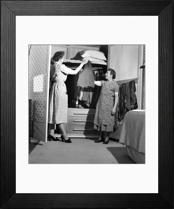 Framed Print : Women: Tall: Mrs. Helen Gavin President of The Tall Women