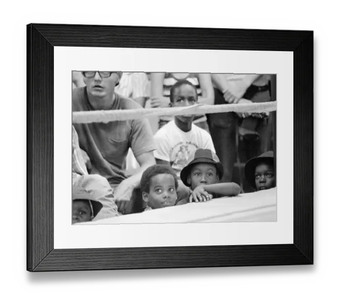 Framed Print : Muhammad Ali (Cassius Clay) training at his Pennsylvanian mountain retreat for his fight