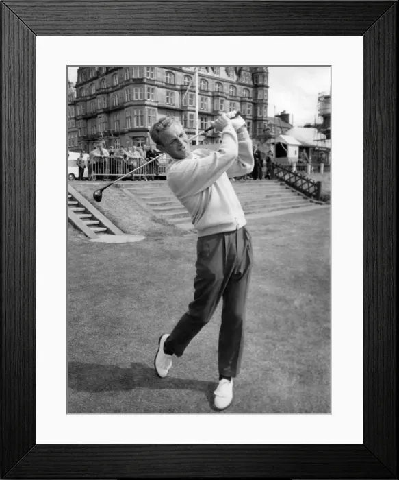 Framed Print : St. Andrews Golf. B. Devlin (Australia). July 1964 P011271 Framed Print : St. Andrews Golf. B. Devlin (Australia). July 1964 P011271
