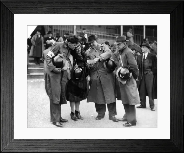 Framed Print : Spool Races. ARP Wardens with gas Masks and Helmets study race cards Framed Print : Spool Races. ARP Wardens with gas Masks and Helmets study race cards