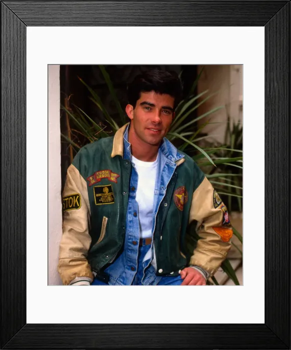 Framed Print : Eddie Kidd motorcycle stuntman and model February 1988 Framed Print : Eddie Kidd motorcycle stuntman and model February 1988