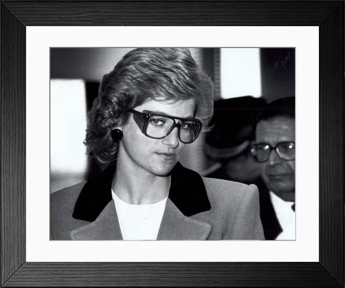 Framed Print : Princess Diana the Princess of Wales. (North East visits) Framed Print : Princess Diana the Princess of Wales. (North East visits)