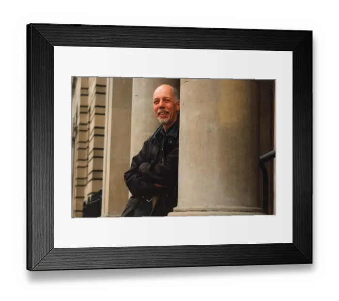Framed Print : Rod Clements of Lindisfarne outside Newcastle City Hall. 30 / 09 / 97 Framed Print : Rod Clements of Lindisfarne outside Newcastle City Hall. 30 / 09 / 97