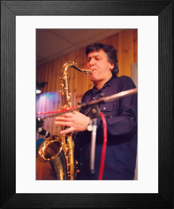Framed Print : Lindisfarne rehearsing. 28 / 04 / 95. Marty Craggs pictured Framed Print : Lindisfarne rehearsing. 28 / 04 / 95. Marty Craggs pictured