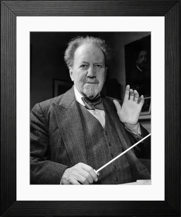 Framed Print : Music conductor Sir Henry Wood. August 1944 P012309 Framed Print : Music conductor Sir Henry Wood. August 1944 P012309