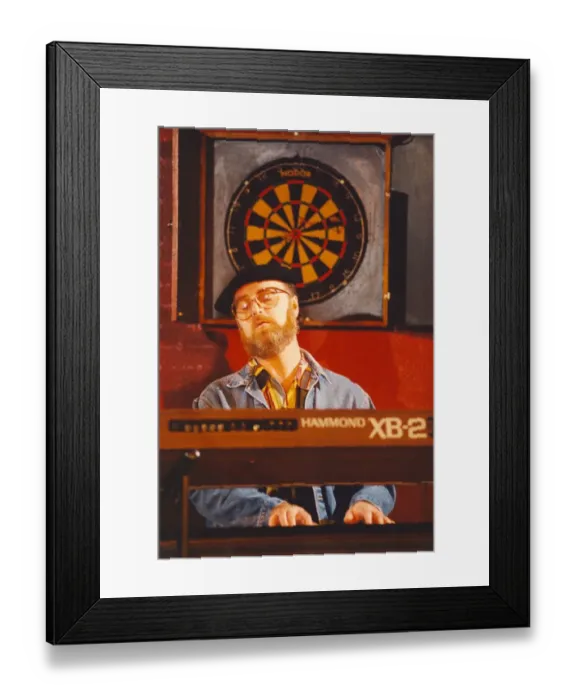 Framed Print : Lindisfarne rehearsing on their Tap and Spile set at the Jubilee Theatre Framed Print : Lindisfarne rehearsing on their Tap and Spile set at the Jubilee Theatre