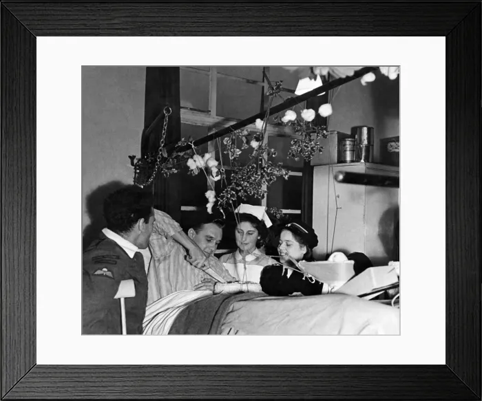 Framed Print : Today the girls cadet unit of Chertsey, after collecting £20 Framed Print : Today the girls cadet unit of Chertsey, after collecting £20