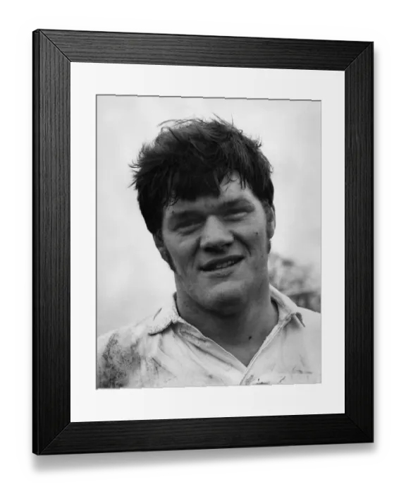 Framed Print : Frank Cotton, England Rugby Union player. March 1971 P011327