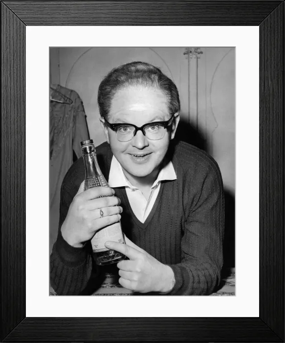 Framed Print : Benny Hill as Jimmy Hanley. January 1959 P011507 Framed Print : Benny Hill as Jimmy Hanley. January 1959 P011507