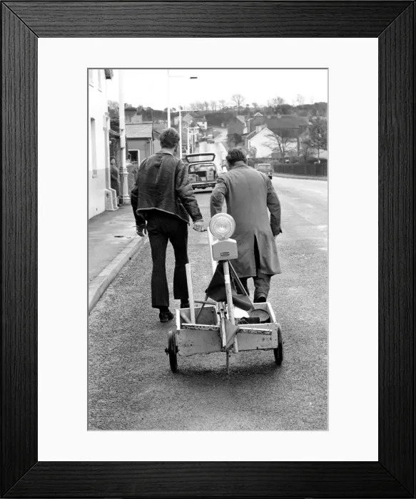 Framed Print : Honours graduate, Peter McInally has thrown up a teaching career for a daily date with a Framed Print : Honours graduate, Peter McInally has thrown up a teaching career for a daily date with a