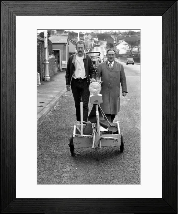 Framed Print : Honours graduate, Peter McInally has thrown up a teaching career for a daily date with a