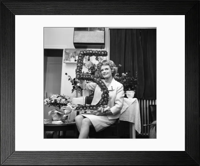 Framed Print : Dame Anna Neagle commenced her fifth year Charlie Girl Framed Print : Dame Anna Neagle commenced her fifth year Charlie Girl