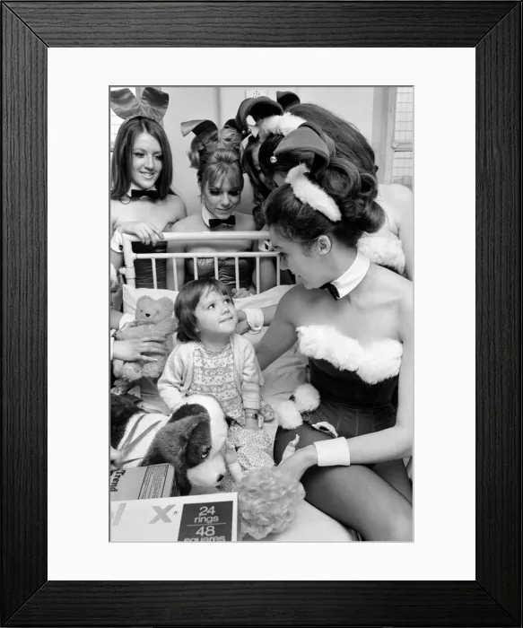 Framed Print : Londons Playboy Club Bunny Girls, made their own private collection of £ Framed Print : Londons Playboy Club Bunny Girls, made their own private collection of £