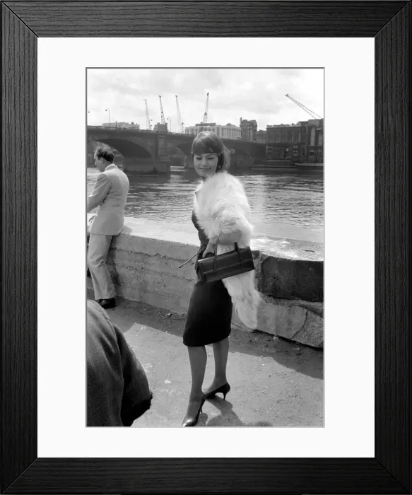 Framed Print : Sophia Loren filming The Millionairess'at London Bridge. June 1960 M4468-013 Framed Print : Sophia Loren filming The Millionairess'at London Bridge. June 1960 M4468-013