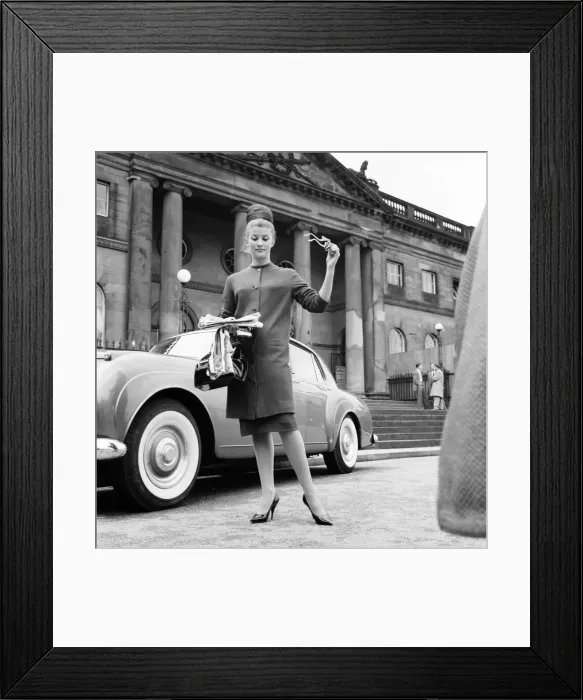 Framed Print : Mrs. Jacqueline Corbishley whose model name is Jackie Bowyer pictured at York today Framed Print : Mrs. Jacqueline Corbishley whose model name is Jackie Bowyer pictured at York today