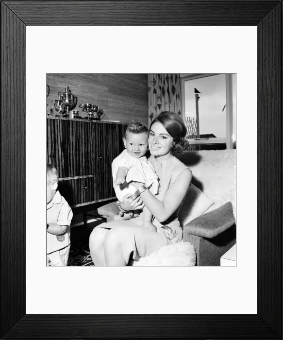 Framed Print : Twenty four year old model and actress Madeleine Mono of Hampstead
