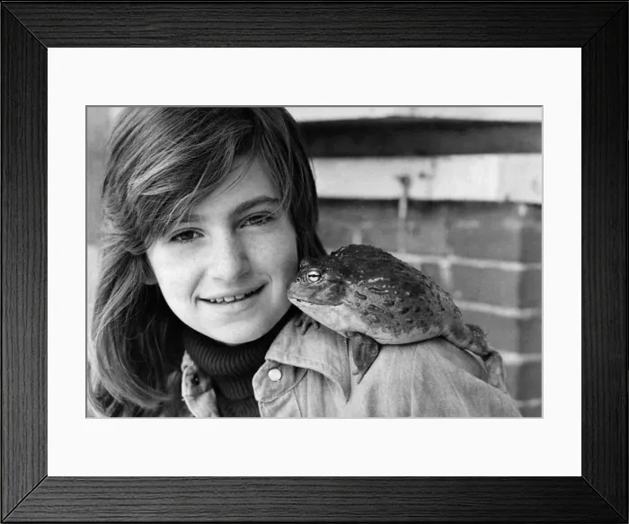 Framed Print : Animals - Frogs: Even fat frogs can grow on you in time