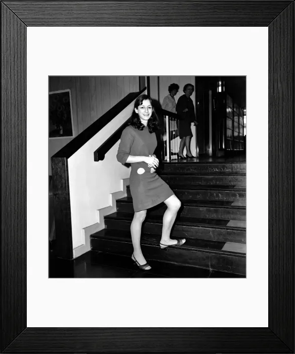 Framed Print : Lesley Harvey the president of the students union. December 1969 Z11861-002 Framed Print : Lesley Harvey the president of the students union. December 1969 Z11861-002