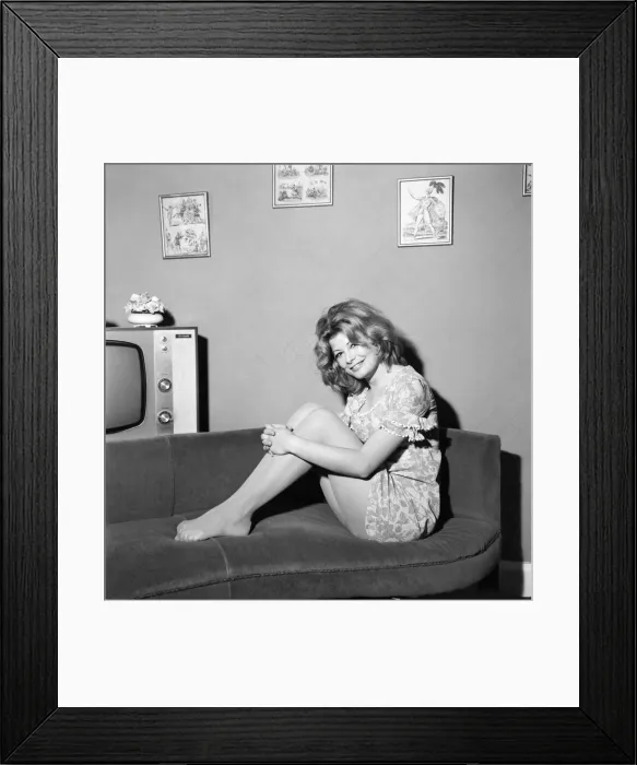Framed Print : Carol Passmore actress in the television series Dixon of Dock Green