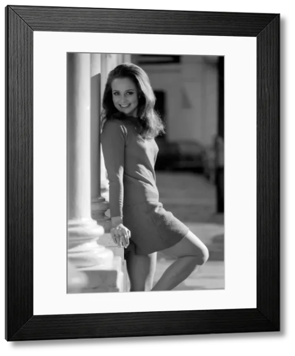 Framed Print : 28 year old Nicole Shelby, an actress who will be appearing with Benny Hill in his show Framed Print : 28 year old Nicole Shelby, an actress who will be appearing with Benny Hill in his show