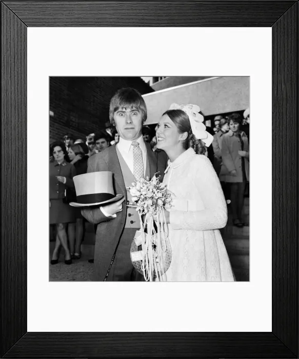 Framed Print : Mike Yarwood, 27, the impressionist and comedian married Sandra Burville aged 23 Framed Print : Mike Yarwood, 27, the impressionist and comedian married Sandra Burville aged 23