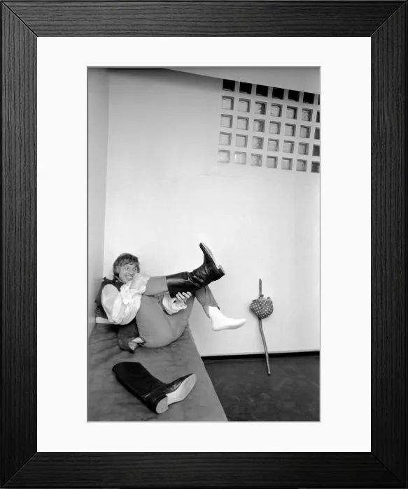 Framed Print : Tommy Steele who rode on the top of a stage coach as Dick Whittington in the Lord Mayors Framed Print : Tommy Steele who rode on the top of a stage coach as Dick Whittington in the Lord Mayors