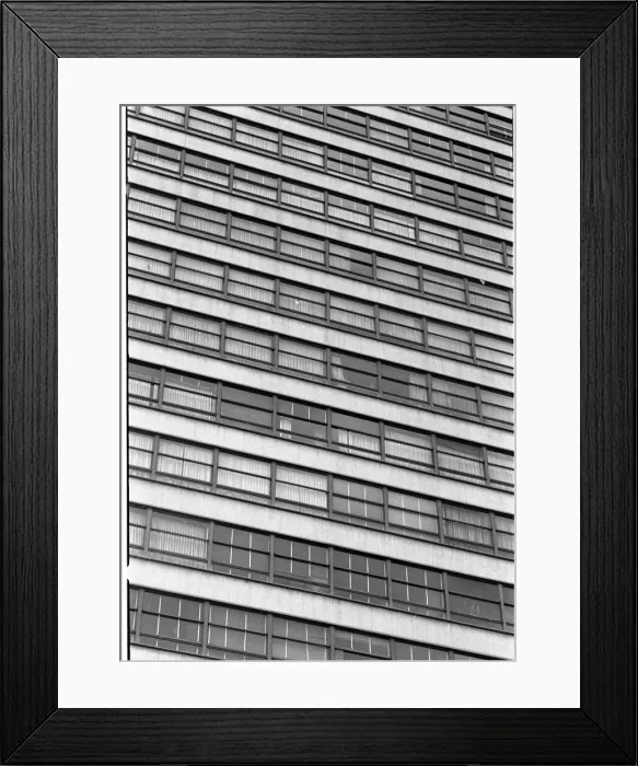 Framed Print : General Street scenes of Mexico City. OPS people, traffic, architecture. January 1968